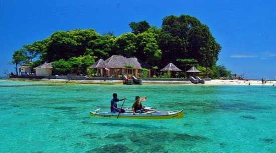 Pulau Samola di Makassar Sulawesi Selatan Indonesia